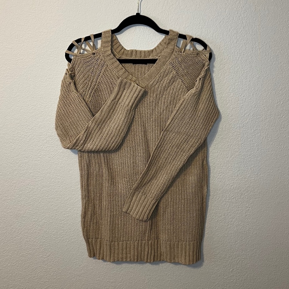 Light brown Knitted Sweater